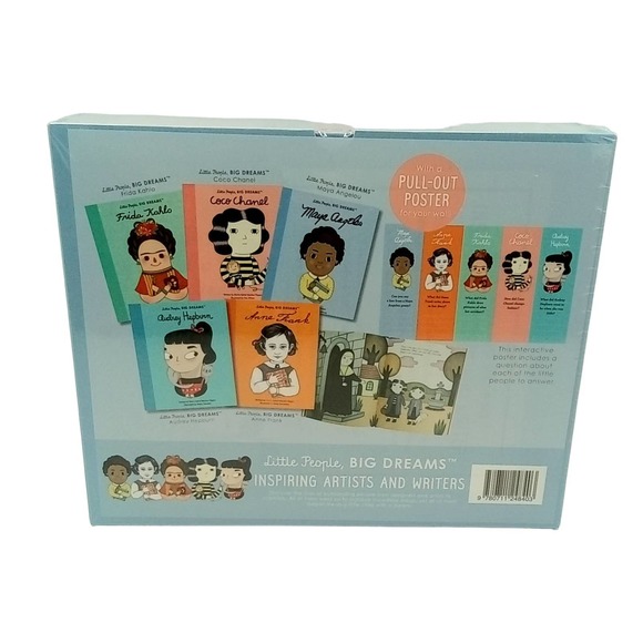 Little People Big Dreams Inspiring Artists & Writers 5 Book Gift Set - Picture 2 of 5
